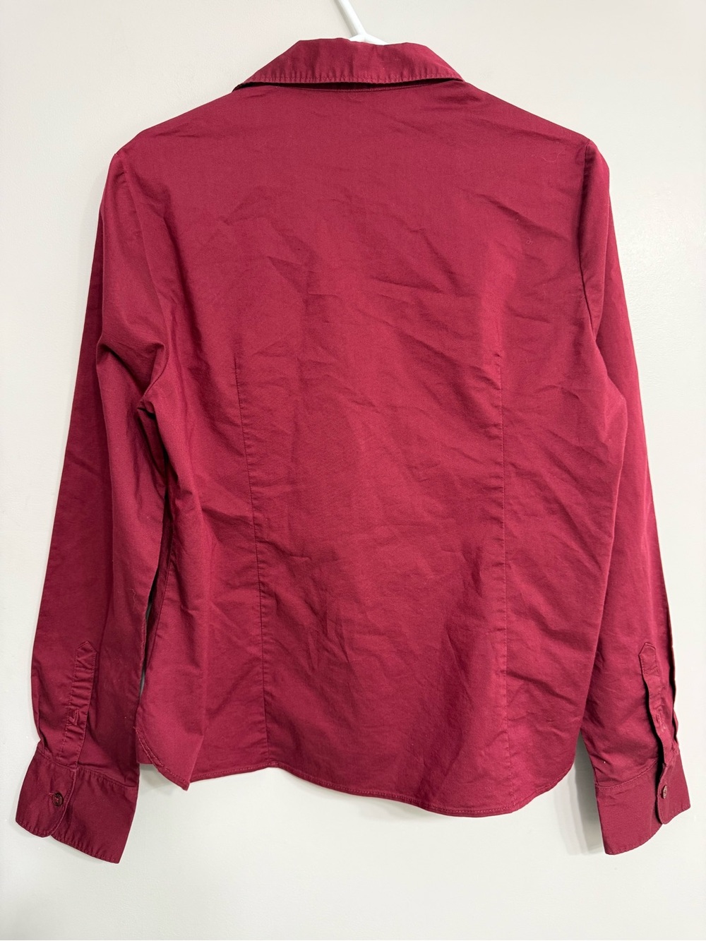 George Brick Red Button-Front Shirt - Picture 3 of 4